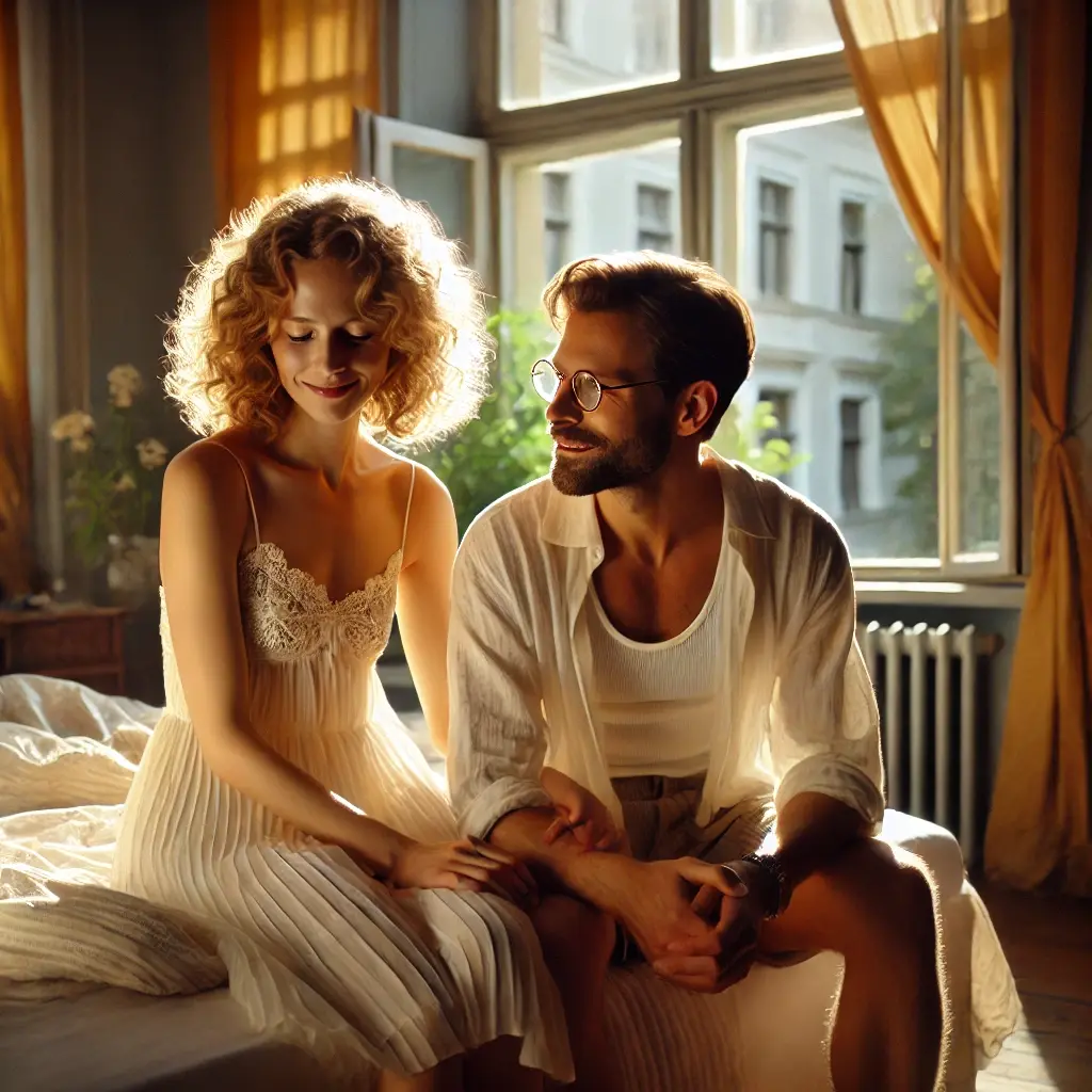 Clara (46) Tony (36) im Bett