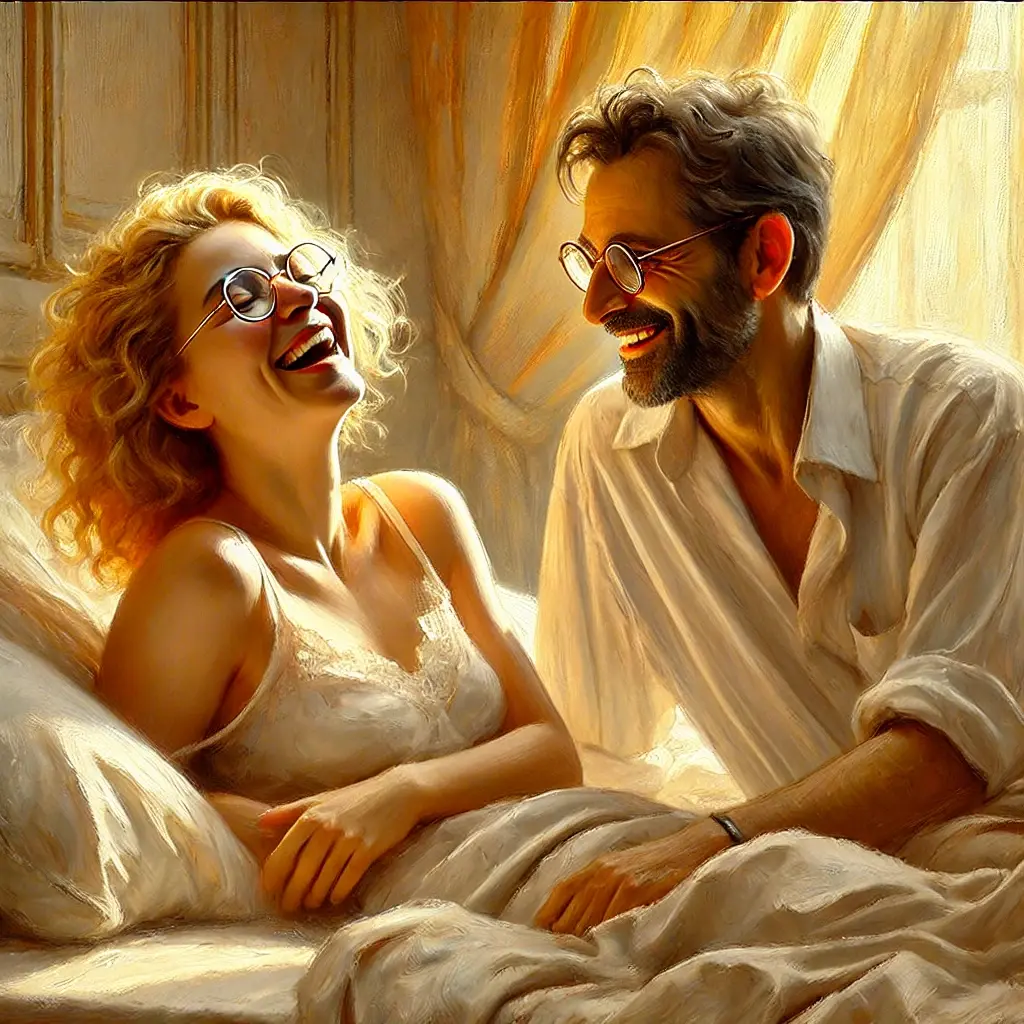 📍 Clara (46) mit Tony (35) im Bett