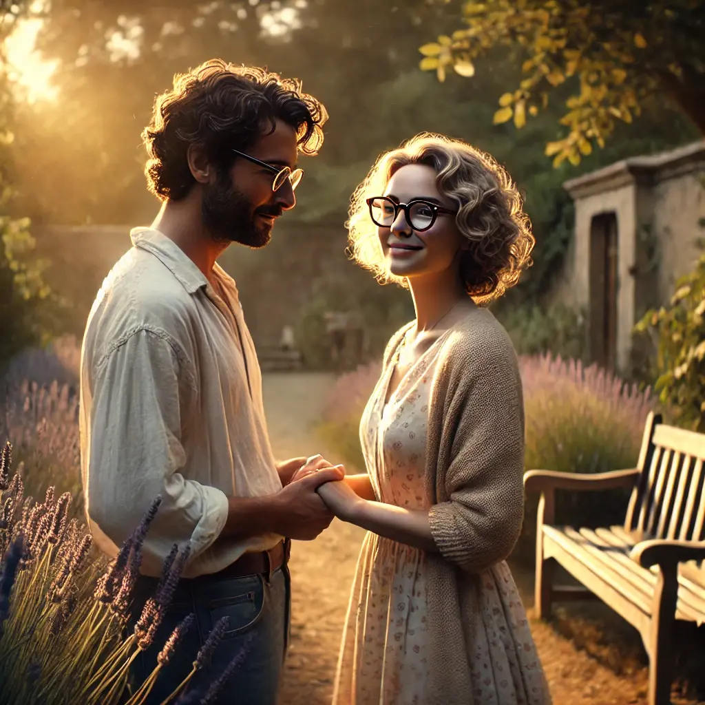 Clara & Tony – stille Nähe, goldenes Licht