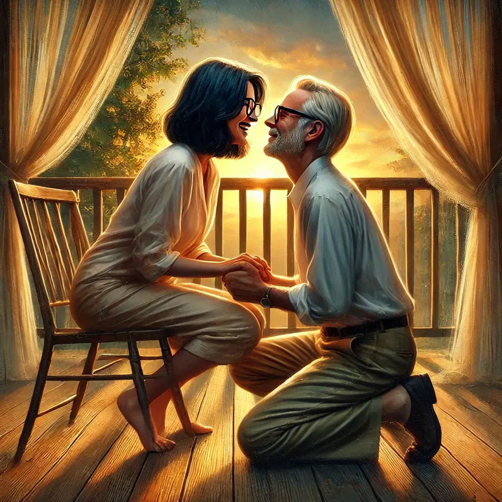 Tippi (55) und Tony (65), Chalet de Winkls – Veranda, 23. Mai 2025